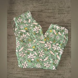 Aerie Floral High Rise Joggers